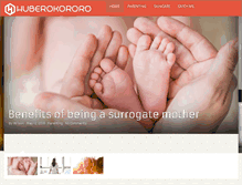 Tablet Screenshot of huberokororo.net